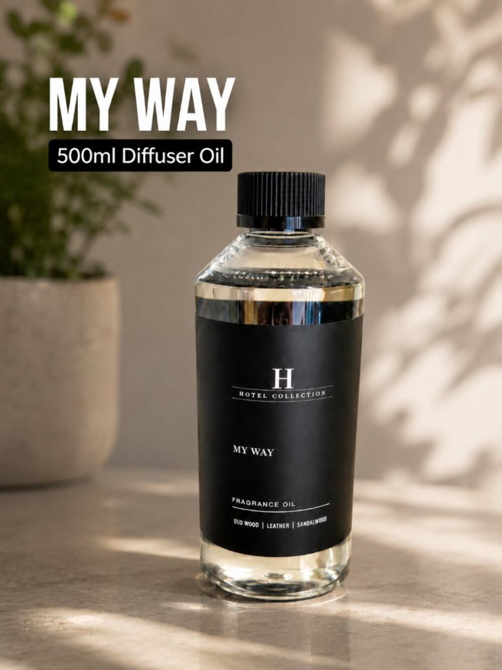 My Way 500ml Diffuser Oil Inspired by 1 Hotel Miami | Hotel Collection Aroma360